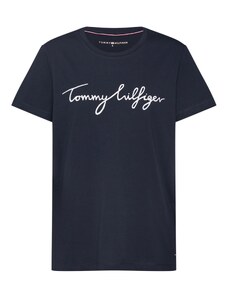 TOMMY HILFIGER Tričko 'Heritage' námornícka modrá / biela