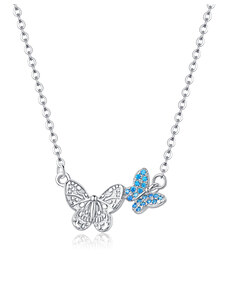 Emporial Royal Fashion náhrdelník Poletujúce motýliky SCN384