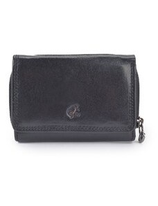 Dámska kožená peňaženka Cosset čierna 4511 Komodo C