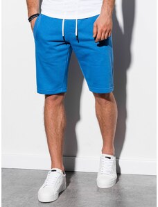 Ombre Clothing Pánske krátke šortky s vreckami - modré V5 OM-SRBS-0109