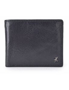 Pánska kožená peňaženka Cosset čierna 4465 Komodo C