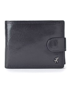 Pánska kožená peňaženka Cosset čierna 4487 Komodo C