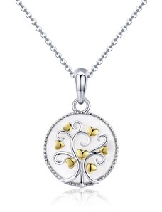 Klenoty Amber Luxusný náhrdelník strom života so srdiečkami