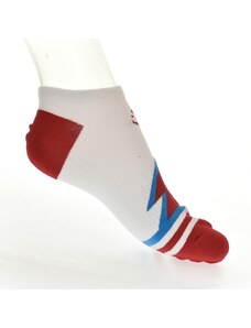 AURA.VIA Bielo-červené ponožky AWO
