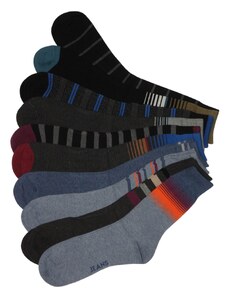 Pánske Bellinda Jeans ponožky so vzorom pruh 2 páry