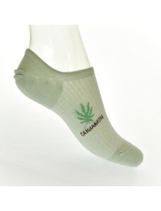 AURA.VIA Svetlo-zelené ponožky AMON