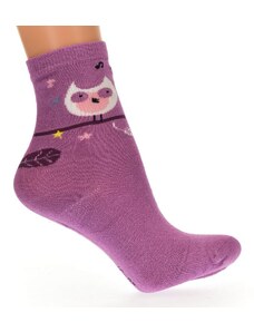 AURA.VIA Detské fialové ponožky KITT