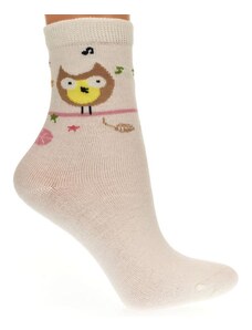 AURA.VIA Detské béžové ponožky KITT