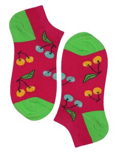 Emi Ross Crazy Cherries členkové bavlnené ponožky ECC2001