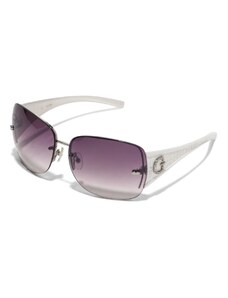 GUESS okuliare Rimless Shield Sunglasses biele, 123470
