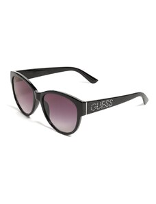 GUESS okuliare Plastic Cat Eye Sunglasses čierne, 13056