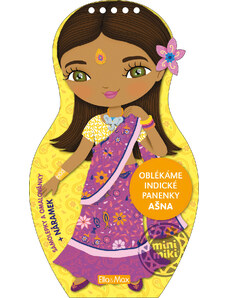 Presco Oblékáme indické panenky AŠNA – Omalovánky