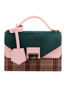 Luxusná kabelka JADISE, Lily Cobalt/check