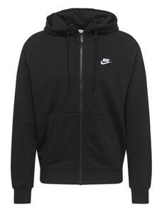 Nike Sportswear Tepláková bunda čierna / biela