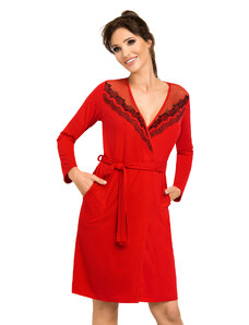Donna Jasmine red bathrobe red