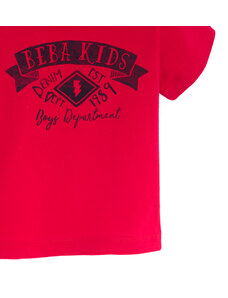 Bebakids Chlapčenské tričko červené BASIC