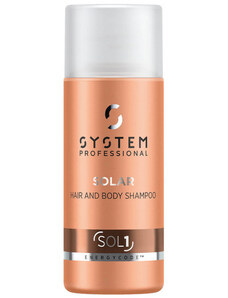 System Professional Solar Hair & Body Shampoo 50ml