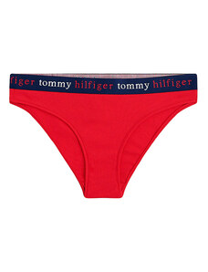TOMMY HILFIGER - Tommy červené nohavičky z organickej bavlny