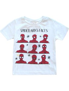 SPIDERMAN Spider Man - chlapčenské biele tričko