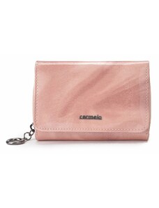 Dámska kožená peňaženka Carmelo ružová 2105 P R