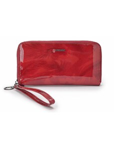 Dámska kožená peňaženka Carmelo červená 2102 P CV