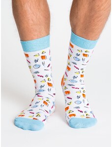 Fashionhunters 3-pack of patterned men's socks