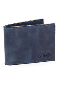 Kožená peňaženka GORA slim G01 - modrá