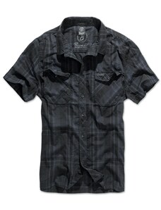 Brandit Roadstar košeľa s krátkym rukávom, čierno-modrá