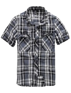 Brandit Roadstar košeľa s krátkym rukávom, čierno-antracitová