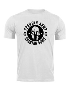 DRAGOWA krátke tričko spartan army Archelaos, biela 160g/m2