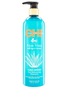 CHI Aloe Vera With Agave Nectar Curl Enhancing Shampoo 340ml