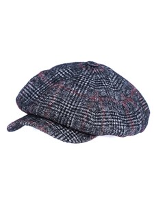 Zimná kockovaná tvídová bekovka - Carlsbad Hat Co.