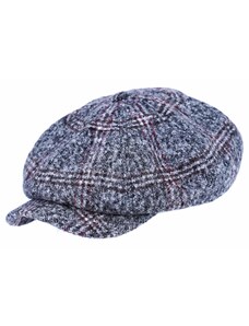 Zimná kockovaná tvídová bekovka - Carlsbad Hat Co.