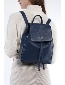 Dámsky kožený ruksak/batoh Wojewodzic veľký modrý 31874/FD37