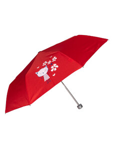Doppler Kid's Mini Light Kitty - červený detský dáždnik