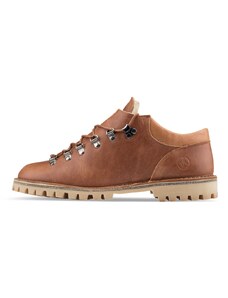 Vasky Batky Brown - Dámske kožené turistické topánky hnedé, ručná výroba jesenné / zimné topánky