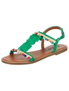 Heine Semišové sandále, zelené