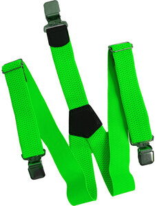 O&T Natur traky na nohavice clip, zelené neónové