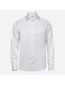 Tee Jays Biela pánska košeľa, 2-ply, Regular fit