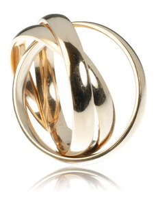 GOLDIE zlatý prsteň typu Rose elegant LRG469.MA