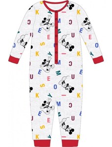 E plus M Chlapčenské / detské pyžamo overal Mickey Mouse / Disney - sivé