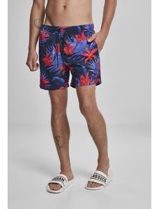 UC Men Swim shorts with blue/red pattern