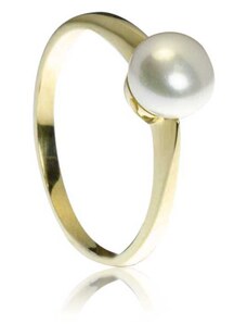 Goldie Zlatý prsteň so sladkovodnou perlou LRG481.PA