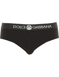 Dolce & Gabbana Slipy pro muže Ve výprodeji v Outletu, Černá, Bavlna, 2024, L S XL XXL