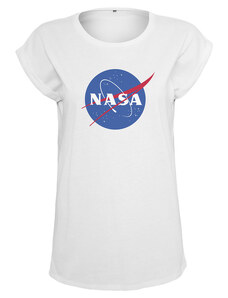 Urban Classics NASA dámske tričko Insignia, biele