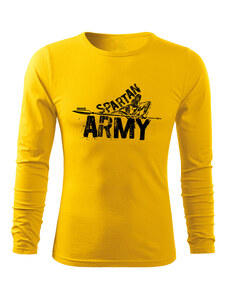 DRAGOWA Fit-T tričko s dlhým rukávom Nabis, žltá 160g/m2