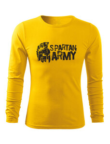 DRAGOWA Fit-T tričko s dlhým rukávom Aristón, žltá 160g/m2
