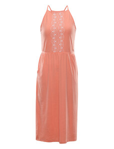 Women's dress ALPINE PRO GYRA peach pink variant pe