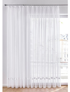 bonprix Záclona so saténovým pásom, farba biela, rozm. D/Š: 100/300 cm