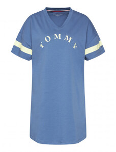 Tommy Hilfiger dámská modrá noční košile VN DRESS SS